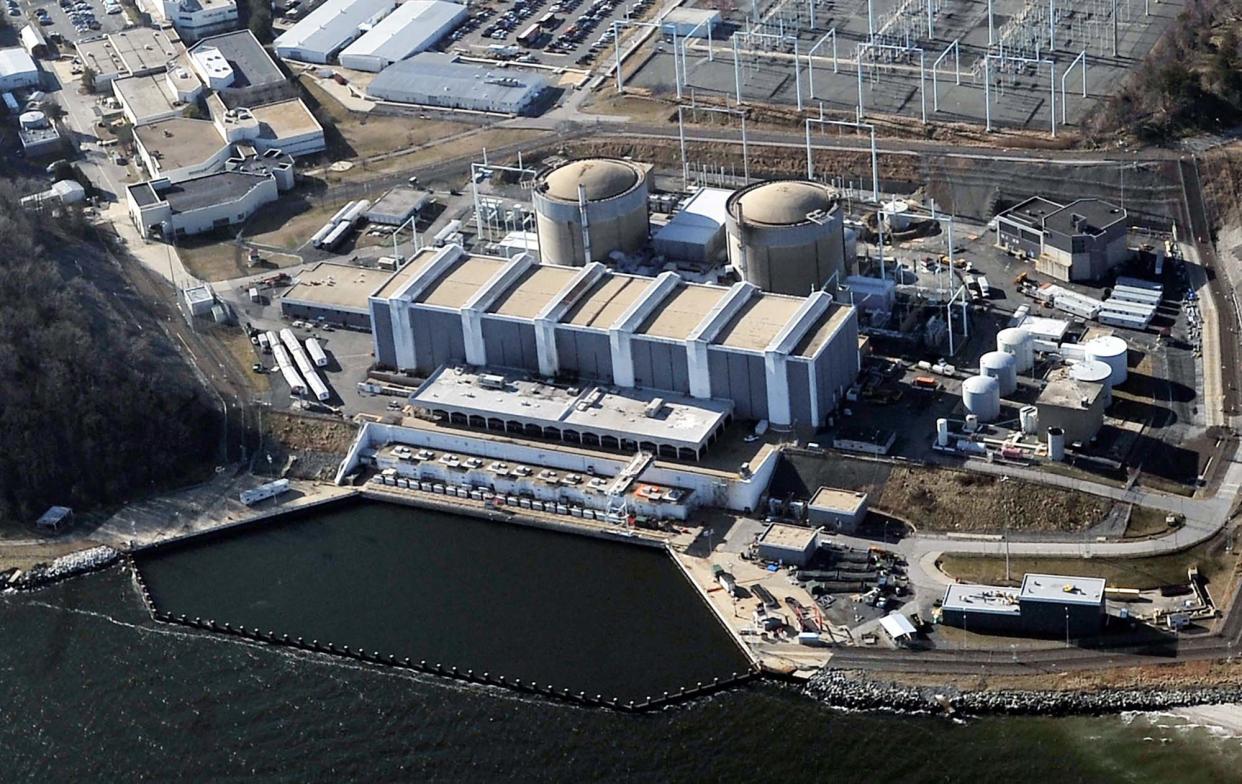 Constellation Energy operates the nation's largest fleet of nuclear power plants, including Calvert Cliffs Nuclear Power Plant on the Chesapeake Bay in Lusby, Maryland. (Kim Hairston/Baltimore Sun/Tribune News Service via Getty Images)