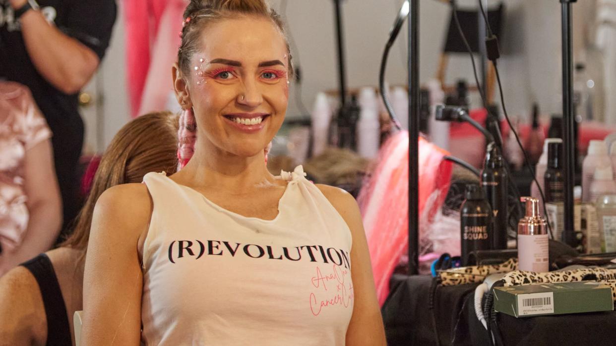 revolution breast cancer survivors nyfw show