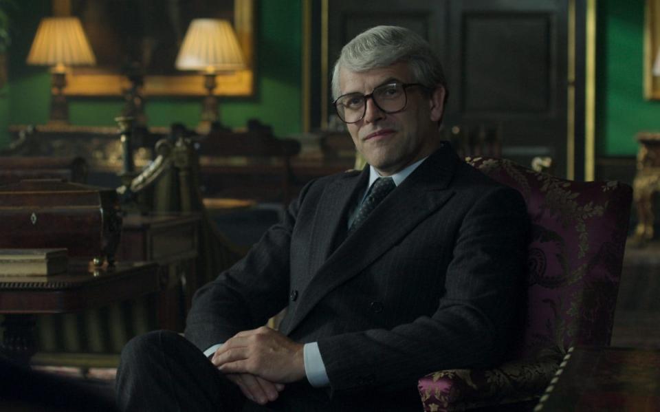 Sir John Major, played by Johnny Lee Miller in The Crown, was highly critical of the drama - Netflix