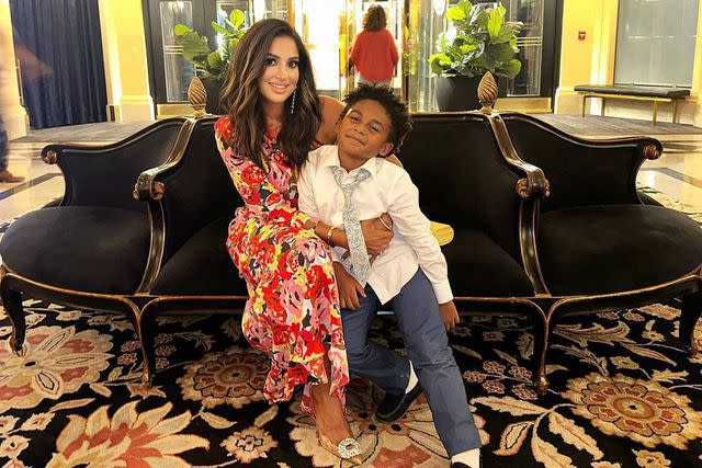 <p>Leva Bonaparte/ Instagram</p> Leva Bonaparte and son Lamar Jr.