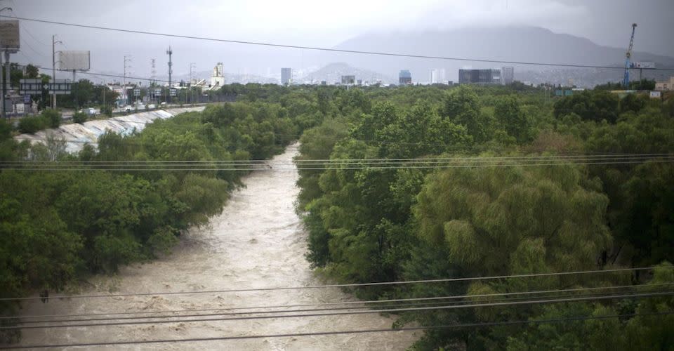 Tormenta provocada por Hanna en Nuevo León