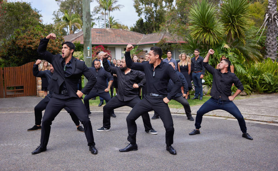 Haka scene on Home and Away