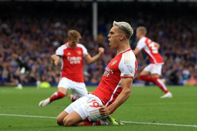 Everton 0-1 Arsenal: Leandro Trossard strike helps unbeaten