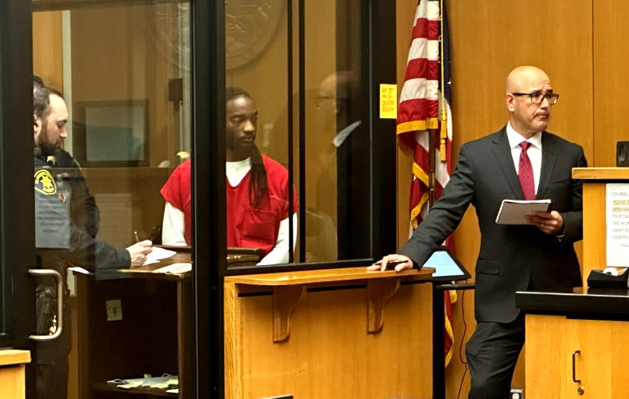 Allen Brown appears in an Oakland courtroom on Jan. 18, 2024. (KRON4 Photo)