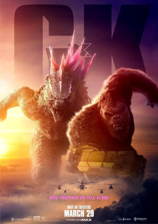 Póster oficial de 'Godzilla y Kong: El Nuevo Imperio'