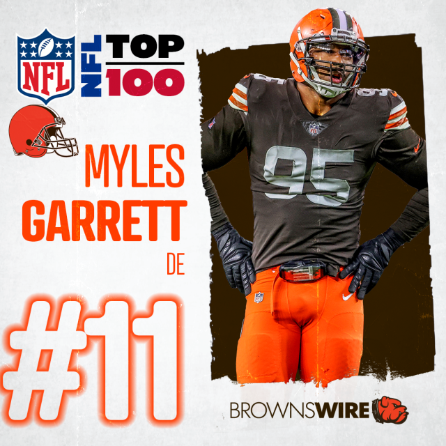 Myles Garrett voted Cleveland Browns player of year