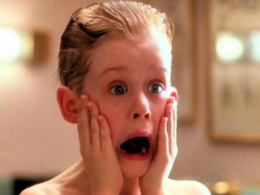 home alone surprised