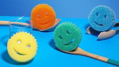 Cleaning fanatics go wild as cult Scrub Daddy product is FINALLY launched  in the UK after going viral