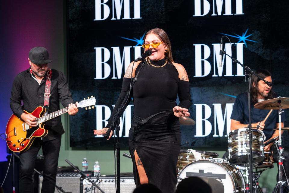 Elle King at BMI Troubadour Awards honoring Billy Gibbons in Nashville, Tennessee.
