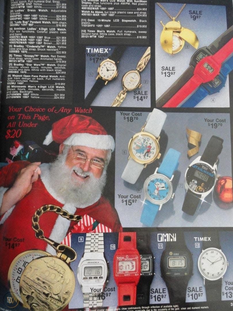 A page from a vintage Service Merchandise catalog.