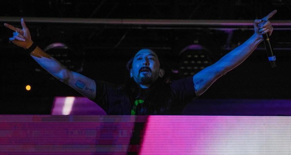 Steve Aoki headlines the Miller Lite Oasis on Summerfest's opening night on Thursday, June 23, 2022.