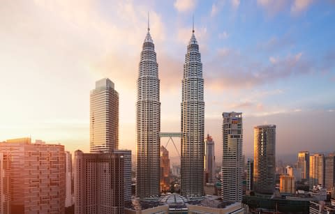 The Petronas Twin Towers, Kuala Lumpur - Credit: Getty