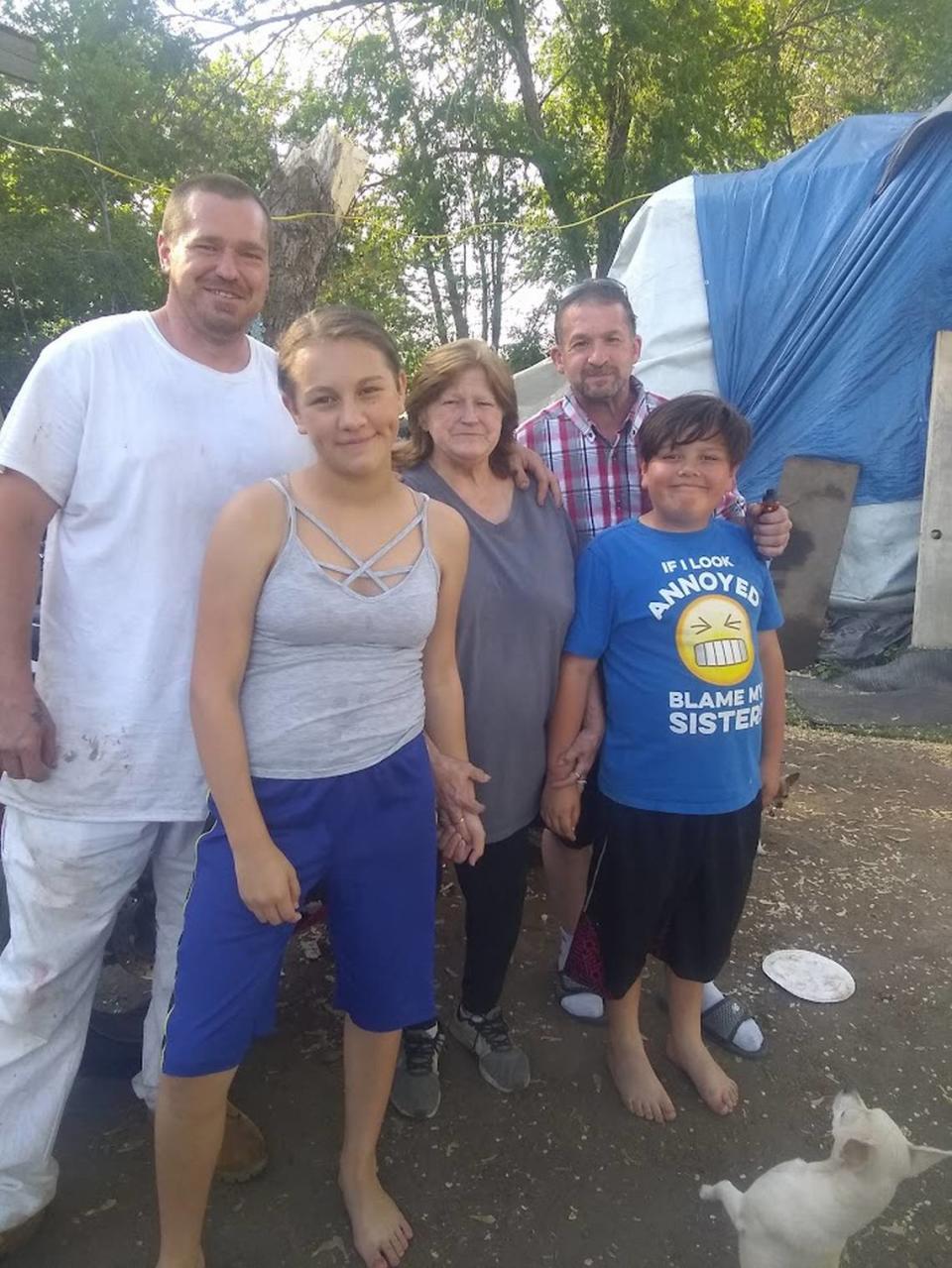 Angelica Santos, pictured here with her family, was a sixth-grade student when she told friends that she was dating a Yakima police officer in 2019.
