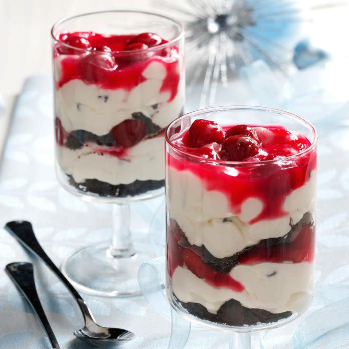 Black Forest Cannoli Parfaits