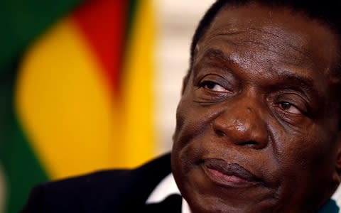 Zimbabwean President Emmerson Mnangagwa - Credit: REUTERS/Philimon Bulawayo/