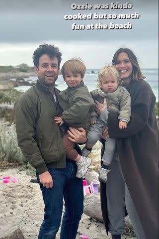 <p>Mandy Moore/Instagram  </p> Mandy Moore, husband Taylor Goldsmith and their sons