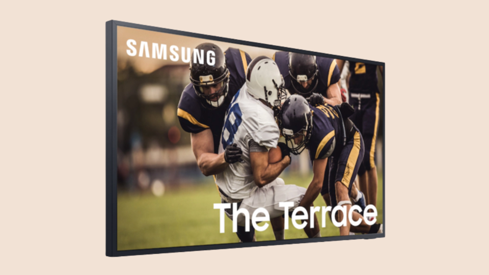 Elevate your backyard with this outdoor TV, on mega sale today at Samsung.