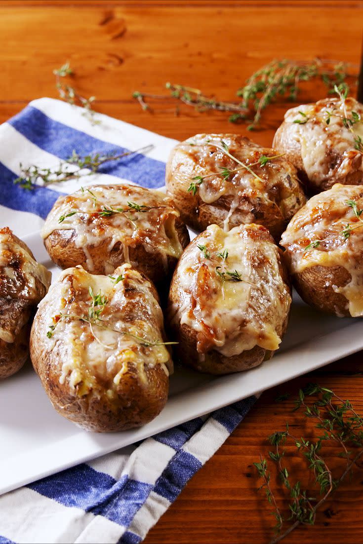 French Onion Baked Potato