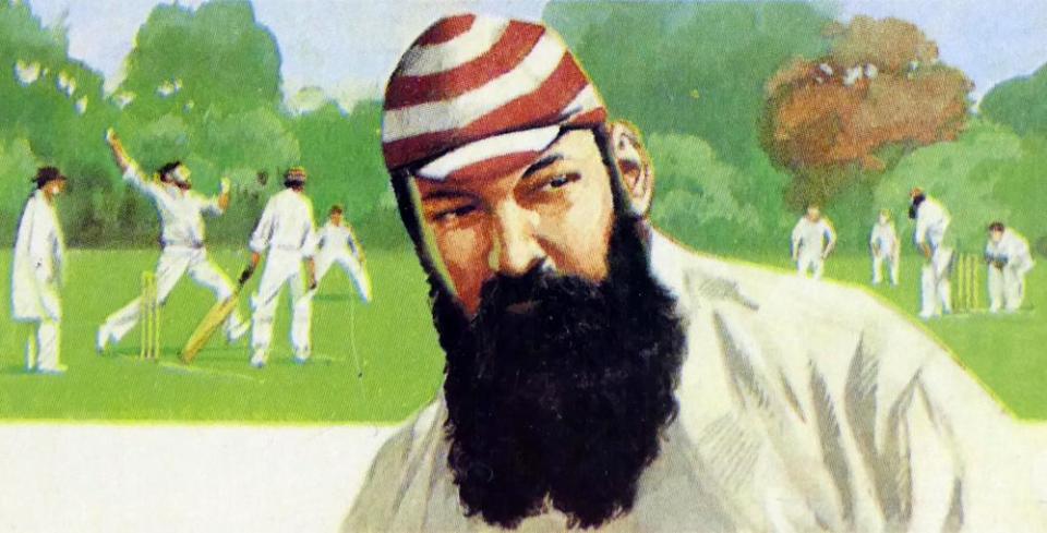1969 Brooke Bond collectors tea card, depicting: William Gilbert Grace (1848 – 23 October 1915). English amateur cricketer