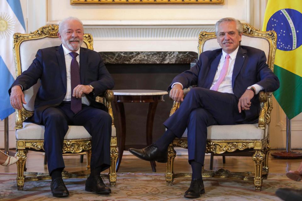 Lula y Alberto Fernández (Télam)