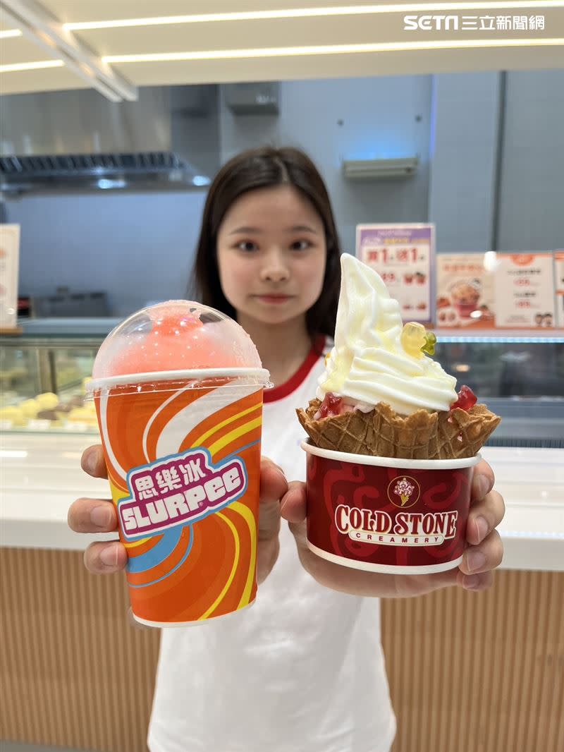 康橋門市Cold stone有門市限定冰品。（圖／記者賴俊佑攝影）