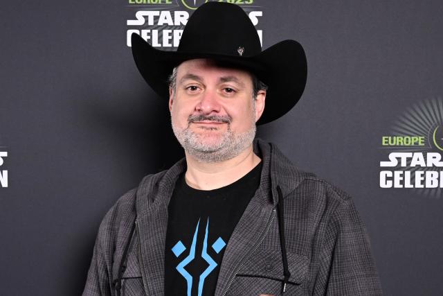 LONDON, ENGLAND - APRIL 08: Dave Filoni attends the Ahsoka panel at Start Wars Celebration 2023 in London at ExCel on April 08, 2023 in London, England. (Photo by Jeff Spicer/Getty Images for Disney)