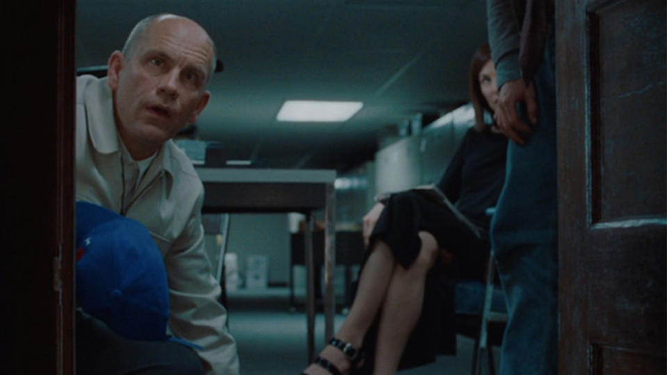 John Malkovich in Being John Malkovich.