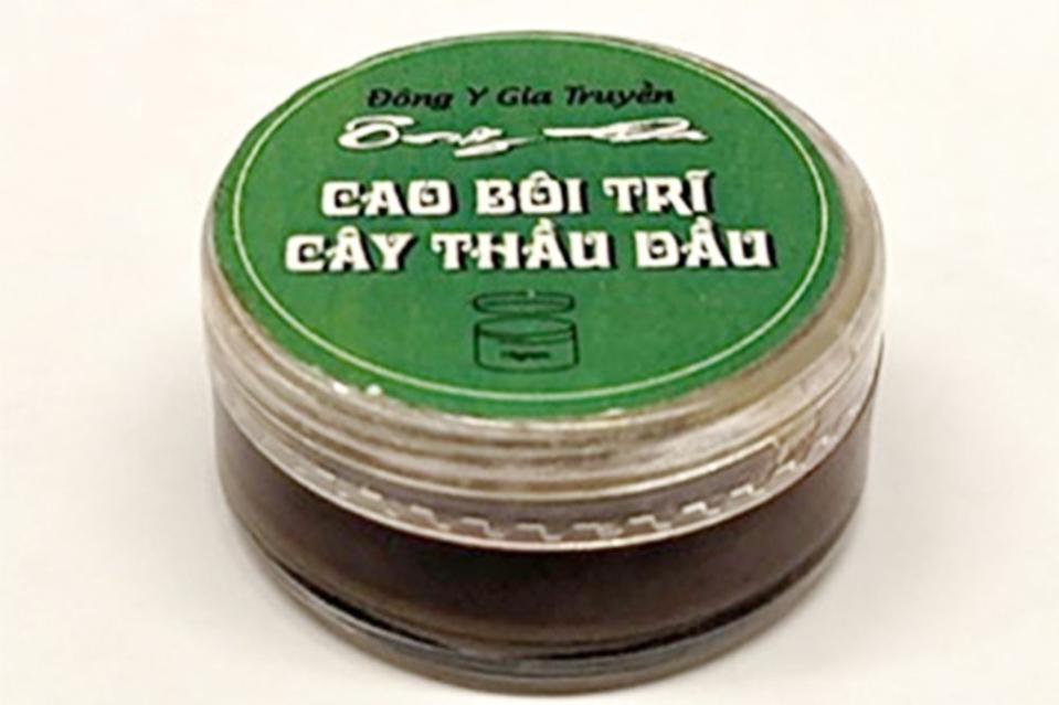 <p>California Department of Health</p> Vietnam Hemorrhoid Cream