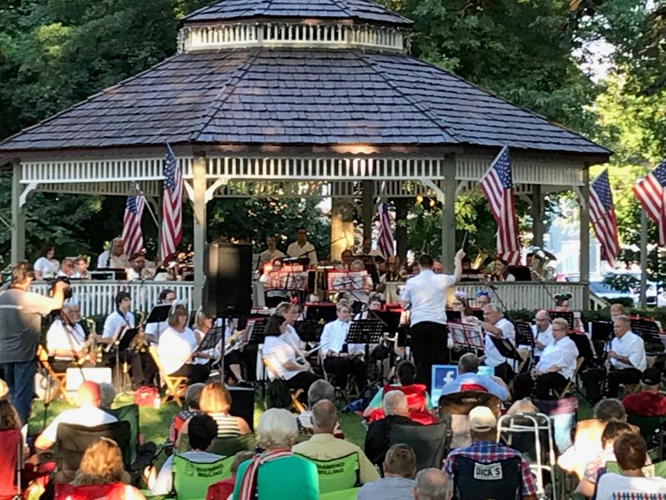 Music lovers packed the parks near the Beaver Gazebo on July 4 to check out the Beaver County Symphonic Wind Ensemble.