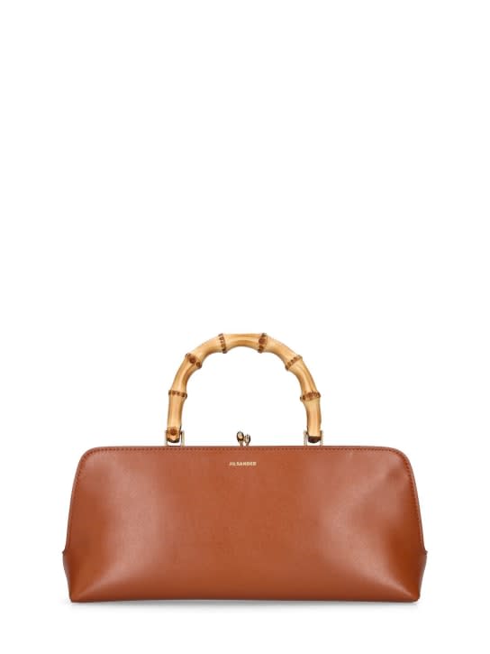 Jil Sander Small Goji Leather Top Handle Bag 