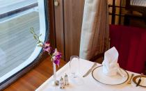 Each cabin class has its own dining room. Britannia cabins, the lowest tier, are assigned a table and seating time at the grand, two-floor Britannia dining room. Britannia Club passengers eat at Britannia as well, but in their own, more private area. Suite or “grill” passengers have open-seating restaurants, and during the refurbishment, both the Princess Grill (which caters exclusively to passengers in Princess Grill suites) and the Queens Grill (the domain of guests in Queens Grill suites) were lavishly redone with new Art Deco decor and rich color palettes that echo those in the suites themselves. No surprise: As you go up in class the number of options and quality of the food improves. At the Queens Grill, for example, the menu includes refined fare like chateaubriand and lobster Américaine flambé. And if that doesn’t appeal, Queens Grill passengers have carte blanche to request just about any other dish on the ship.