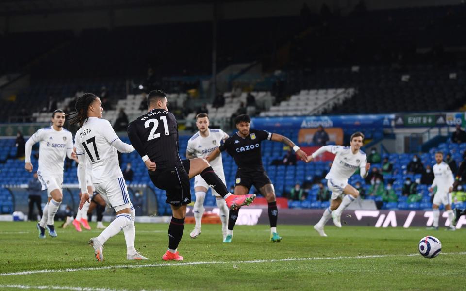 El Ghazi makes it 1-0 to Villa  - GETTY IMAGES