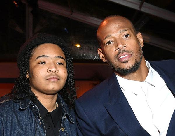 Marlon Wayans con su hijo Kai (Getty Images)