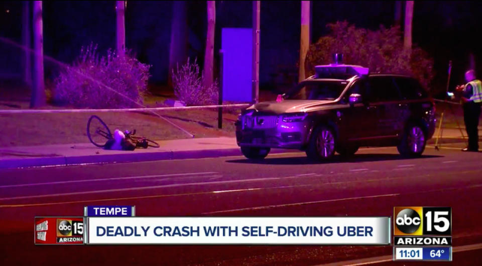 After one of Uber's autonomous cars in Arizona collided with and killed a