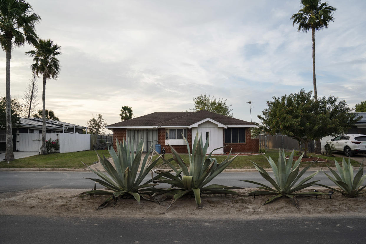 Image: Celia Johnson&#x002019;s home in Boca Chica Village in Brownsville, Texas on Dec. 5, 2021. (Ver&#xf3;nica G. C&#xe1;rdenas for NBC News)
