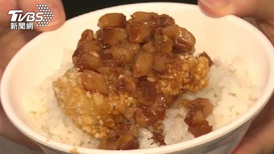 滷肉飯令人食指大動。（圖／TVBS資料畫面）