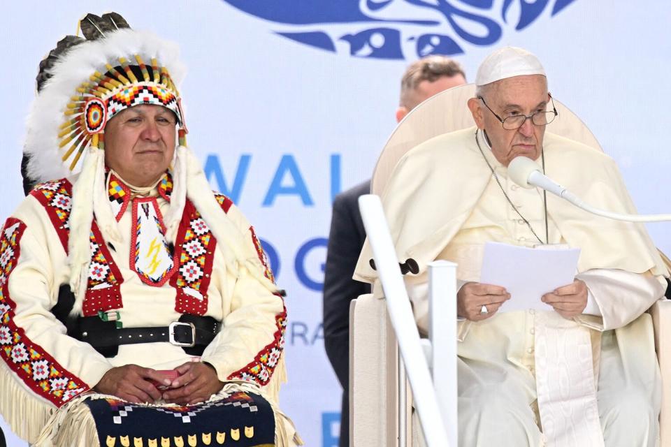 Pope Francis Visits Canada To Meet With Indigenous Communities