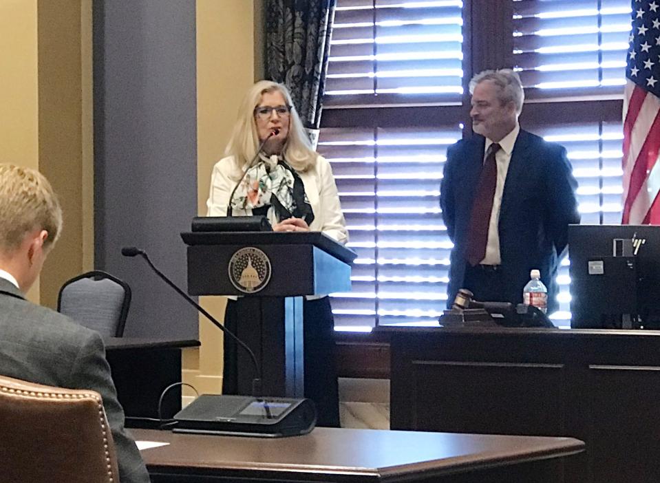 Susan Bergen, pictured with Sen. Rob Standridge to her right, is a nominee to serve on the OSU/A&M Board of Regents.