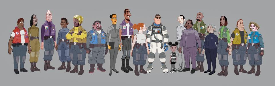 Lightyear concept Art by Grant Alexander, Matt Nolte and Dean Heezen.(Disney/Pixar)