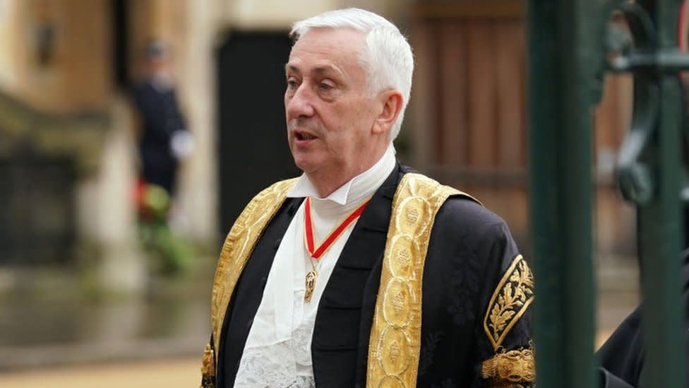 House of Commons Speaker Sir Lindsay Hoyle