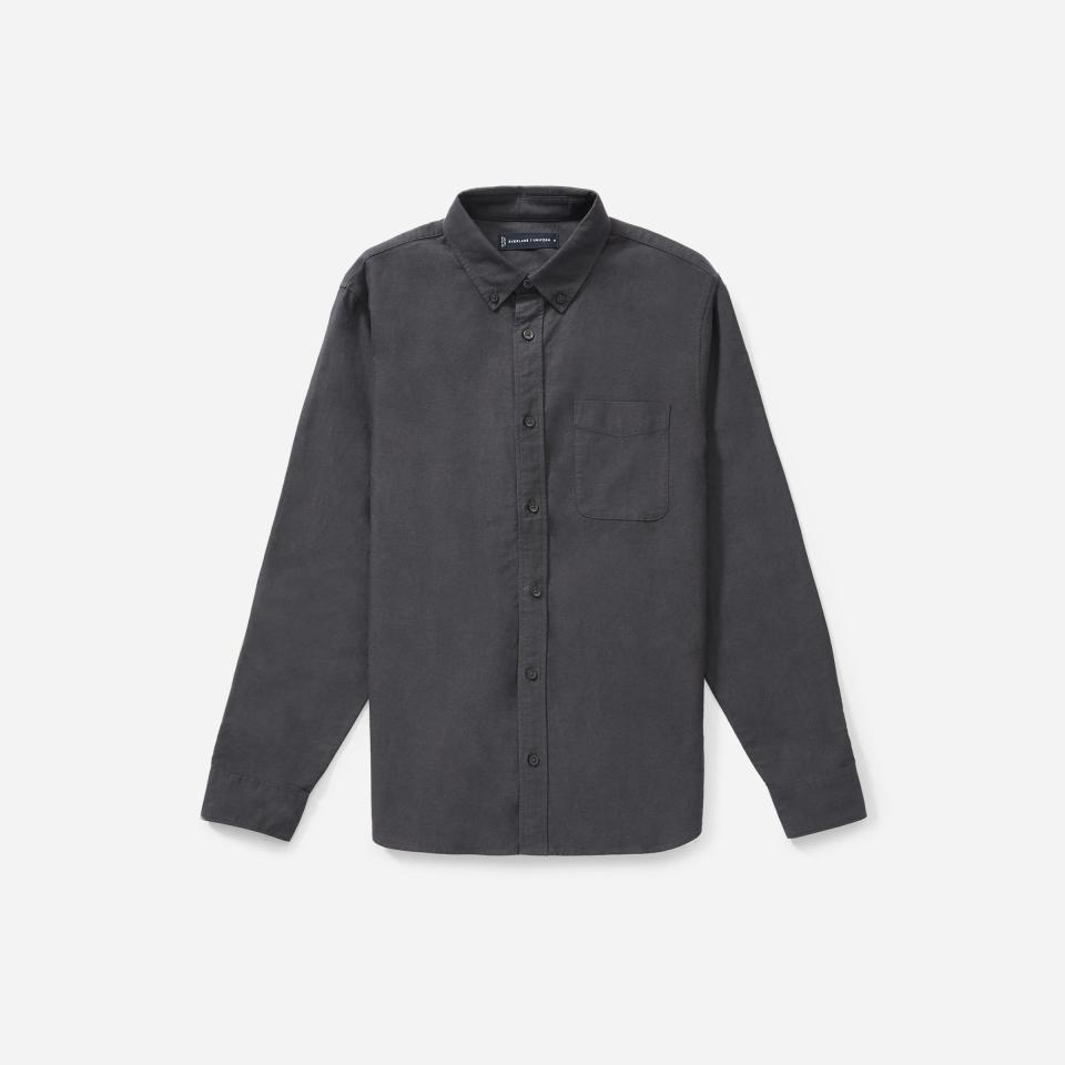 Black Everlane The Standard Fit Japanese Oxford Shirt