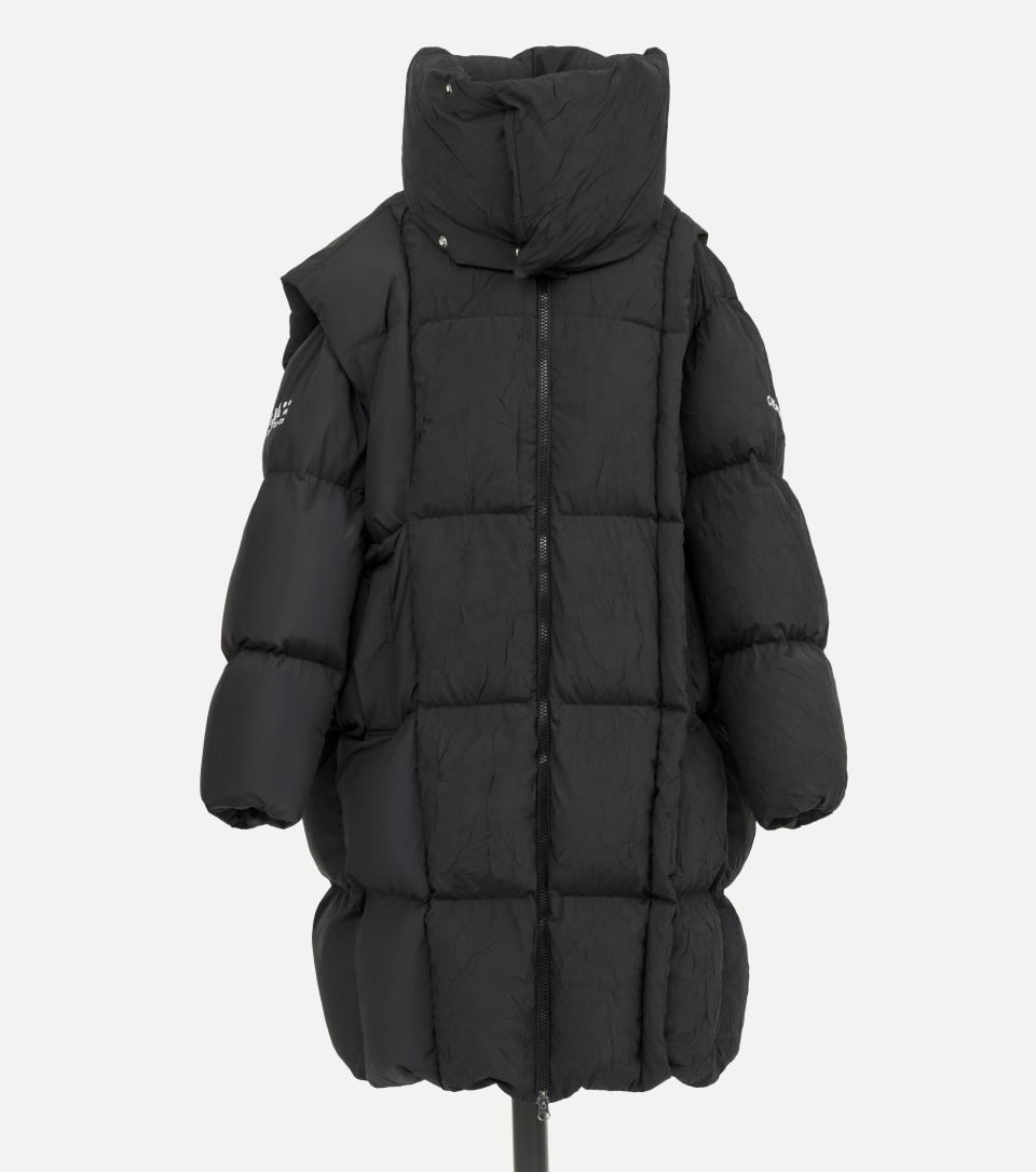 Puffer items from Chen Peng x MM6 capsule