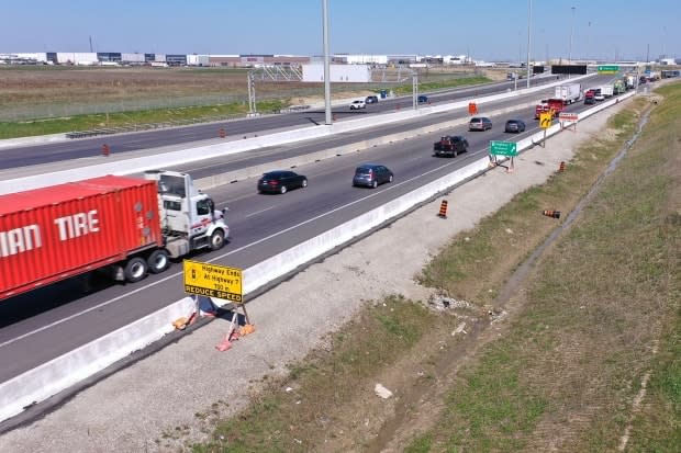 As part of the project, Highway 427 was widened between Finch Avenue West and Highway 7. The province has allowed it to open at reduced speeds.