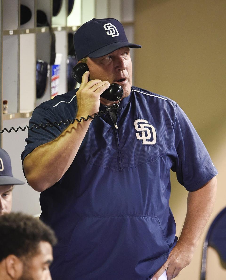 New Milwaukee Brewers manager Pat Murphy served as interim manager of the San Diego Padres for 96 games in 2015.