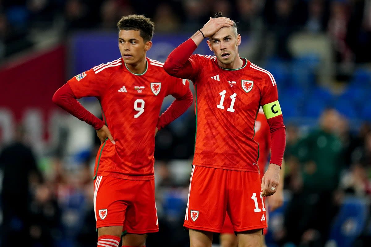 Brennan Johnson (left) will be tasked with stepping into the Wales boots of Gareth Bale (Mike Egerton/PA) (PA Wire)