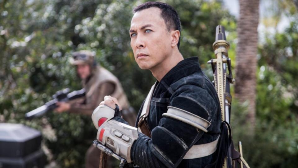 Donnie Yen portrays blind warrior-monk Chirrut Imwe