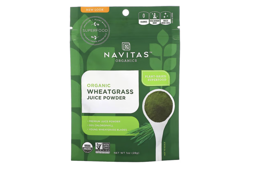 Navitas Organics, Organic Wheatgrass Juice Powder. (PHOTO: iHerb)