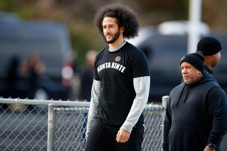 Colin Kaepernick | Todd Kirkland/AP/Shutterstock