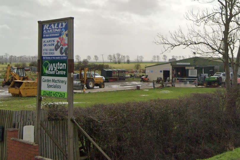 Entrance to Rally Karting.