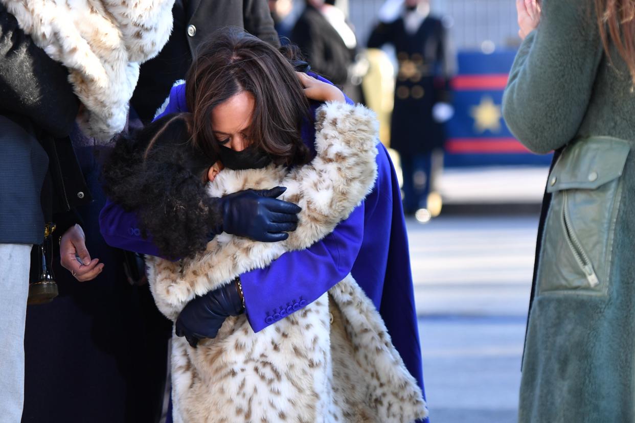 Kamala Harris’ great-nieces explore White House in viral videos taken by mother  (Getty Images)